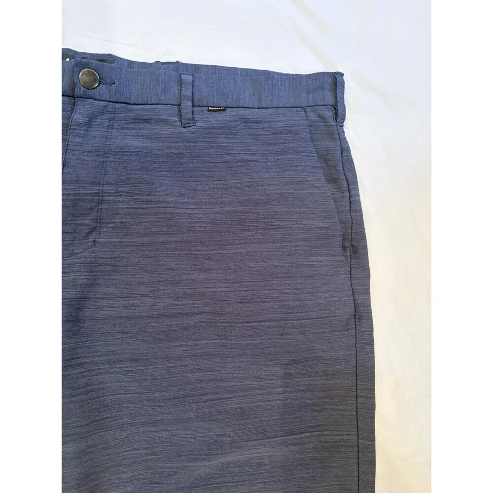 Hurley Shorts Men's 42x11 Navy Static Microfiber Quick Dry Comfort